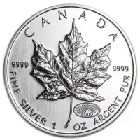 在飛比找Yahoo!奇摩拍賣優惠-加拿大2000楓葉銀幣1盎司91899