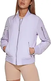 [Levi's] Women's Melanie Bomber Jacket (Standard & Plus Sizes), Navy, X-Small