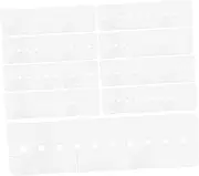 minkissy Micro Ring Hair Extensions Heat Shield Guards 20pcs Tool Kit Hair Sectioning Glue Protector