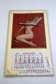 VINTAGE 1955 MARILYN MONROE CALENDAR GOLDEN DREAMS POSED By Marilyn Monroe