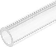 sourcing map Acrylic Pipe Rigid Round Tube Clear 20 mm ID 30mm OD 305mm for Lamps and Lanterns,Water Cooling System
