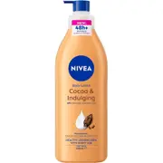 NIVEA Cocoa Butter Body Lotion 400ml - 48-Hour Deep Moisture for Dry Skin - With Vitamin E & Deep Moisture Serum - Dermatologically Tested