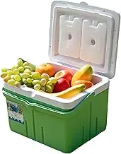 Food Cooler Box 13L, Temperature Visualization, Handle Design for Easy Portability, 12-24 H Cold Insulation, for Beach, Grill, Travel
