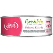NutriSource PureVita LID Grain Free Canned Cat Food Sal