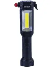 [Brillar] Emergency Torch Seatbelt Cutter Window Breaker Black
