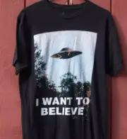 X-Files, I Want To Believe, TShirt, remake shirt, unisex full sizes