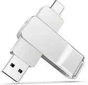 USB C Stick 512 GB Memory Up to 100 MB/s, USB 3.0/Type-C Memory Stick 2-in-1 USB Stick USB C for Android Phone, Laptop, Tablet, Mac, Solid State Drive