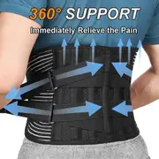 Lumbar Lower Back Support Brace Pain Relief Posture Orthosis Waist Therapy Belt