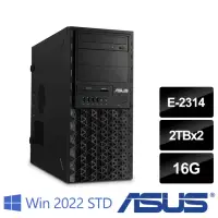 在飛比找momo購物網優惠-【ASUS 華碩】E-2314 四核直立伺服器(TS100-