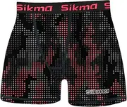 [Sikma] Mens Compression Boxer Shorts Base Layer Skin Tight Briefs Sports Gym Fitness Bottom