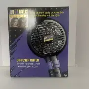 Hot Tools Professional Diffuser Dryer 1250W 2 Speeds 2 Heats Model 1024 NEW!