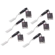 6x Jasart Elevate Effects Metal Painting Palette Knife Spatula Comb Large Black
