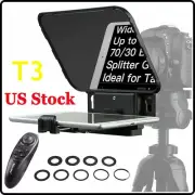 Desview T3 Teleprompter Phone Tablet DSLR Camera Interview Cold Shoe Remote