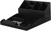 NOLITOY Professional Hairdressing Scissor Storage Box Barber Tool Holder Comb Rack Haircut Organizer Plastic Set