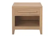 CT Dion Solid Timber 1 Drawer Bedside Table