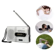 Mini Radio AM FM Music Player Speaker with Telescopic Antenna Outdoor Radio