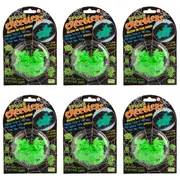 6PK MDI Creeblers Spider Crawlies Kids Sensory Play Toy Glow In The Dark 3y+