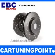 EBC Brake Discs Front Turbo Groove for Toyota Celica 7 T23 GD1089 (for: Toyota)