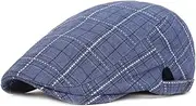 [Generic] Men Plaid Berets British Style Newsboy Beret Hat Retro Cabbie Hat Artistic Hats Peaked Painter Caps For