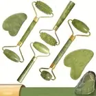Jade face roller gua sha massager scraper facial skin care