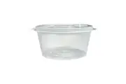 100 X 75Ml Clear Plastic Sauce Containers With Lids Takeaway Grazing Container