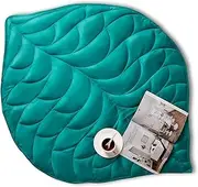 Kaisa Weighted Lap Blanket 5lbs 23'' x 29'', 100% Rayon Made from Bamboo, Small Weighted Blanket for Adults for Travel Relaxation, Machine Washable, Green