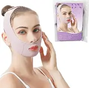 DN Delightful Ne'am V Line Lifting Mask Double Chin Reducer | Face Lifting Belt | Double Chin Eliminator | Face Slimmer | Chin strap | Face shaper | Reusable V Line Mask Facial Slimming Strap
