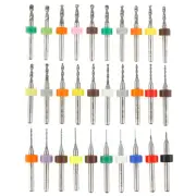 30Pcs PCB Drill Bits Set 0.1mm-3.0mm Wear-Resistant Micro Twist Drill Bits ·
