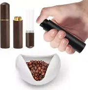 Coffee Bean Dosing Cup and RDT Spray Bottle, Espresso Black/White
