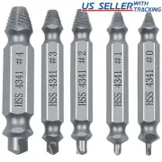 Screw Extractor Set of 5 Remove Stripped Screws with Ease, Save Time and Effort
