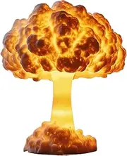 Nuke Lamp | 3D Printed Aesthetic Nightlight, Mushroom Cloud Table Lamp Mushroom Cloud Table, 3D Model Night Light Atmosphere Light, Creative Desktop Atmosphere Light, Home Decoration