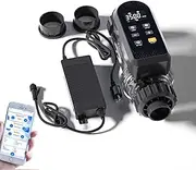 Smart Salt Water Pool Chlorinator System with Built-in Wi-Fi and App Remote Control, Featuring Smart Digital Panel and Titanium Plate Auto-Cleaning Technology,50g/h(40-60K)