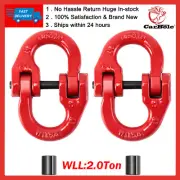 (2 Pack) 7mm 8mm Hammerlock Chain Connectors Joiner Chain 4x4 Chain Link Coupler