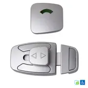 Metlam Sera Slide Lock and Indicator Set Satin