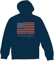 [Wrangler] Men's American Flag Graphic Hoodie