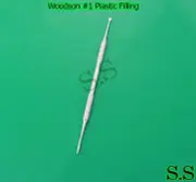 Woodson Plastic Filling Plugger # 1 Dental Composite Amalgam Instruments