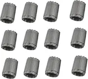 12 Pieces Wheel Tire Valve Stem Caps for TPMS Standard Valve Gray