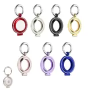 7pcs Metal AirTag Case e for Apple Bling Diamond AirTags Holder Anti Scratch Protective Cover-Each of Color