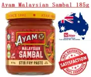 NEW Ayam Malaysian Sambal Paste 185g (No MSG/Preservatives) + Free Ship