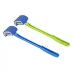 Toilet Brush Cleanser Soft Bristle Curved Design Bathroom Cleaning Scru GEV