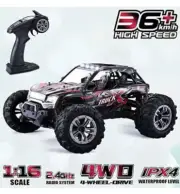 1/16 Radio Control 2.4Ghz Electric 4WD Car w/Light Off-Road Monster Truck RC