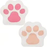 [VINTORKY] Loose Powder Makeup Puff Cat Paw Shape 2pcs Soft Sponge for Foundation Face Body