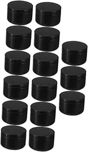 Homoyoyo Candle Tin 24 Pack 53 * 37mm Metal Candle Jars Storage Container for Jewelry Bead Accessories