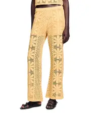 Sandro Crochet Pants