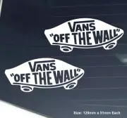Vans Vinyl Decal Sticker Car Skateboard Surf Shoes Off The Wall Element Thrasher