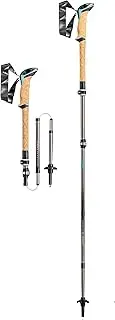LEKI Cressida FX Carbon Collapsible Lightweight Walking Poles for Trekking & Hiking