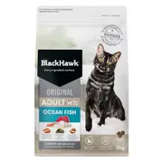Black Hawk Original Ocean Fish Dry Cat Food - 8kg