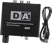 Veemoon Optical to Analog Audio Converter Adapter Durable Media Converter Portable Digital to Analog Adapter for Tv Speaker for Sound Output Random Style