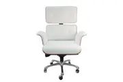 SK Designer Living | Replica Eames High Back Executive Desk / Office Chair | White