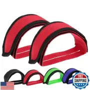 Outgeek 1 Pair Bike Pedal Straps Pedal Toe Clips Straps Tape for Fixed Gear B